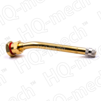 Вентиль для бескамерных грузовых шин, D=10 мм, L=100 мм, 17,5 град. V3.20.12, латунь