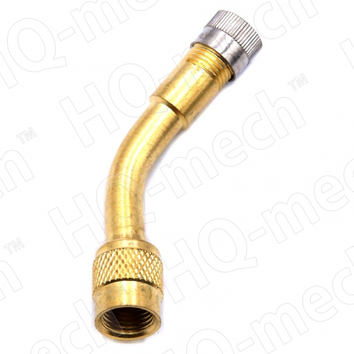 Удлинитель вентиля металлический гнутый 45 градусов  VE36-45