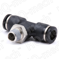 Фитинг тройник, наружная резьба 1/8", для трубки 8 мм