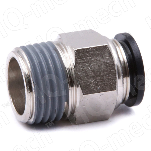 Штуцер прямой VPC 12-4, 1/2" фитинг, никелированная латунь