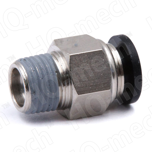 Штуцер прямой VPC 6-1, 1/8" фитинг, никелированная латунь