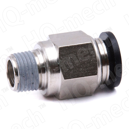 Штуцер прямой VPC 8-1, 1/8" фитинг, никелированная латунь