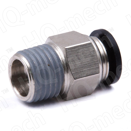 Штуцер прямой VPC 8-2, 1/4" фитинг, никелированная латунь